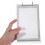 a6 multi-page flip acrylic sign holder for restaurant menu display 4