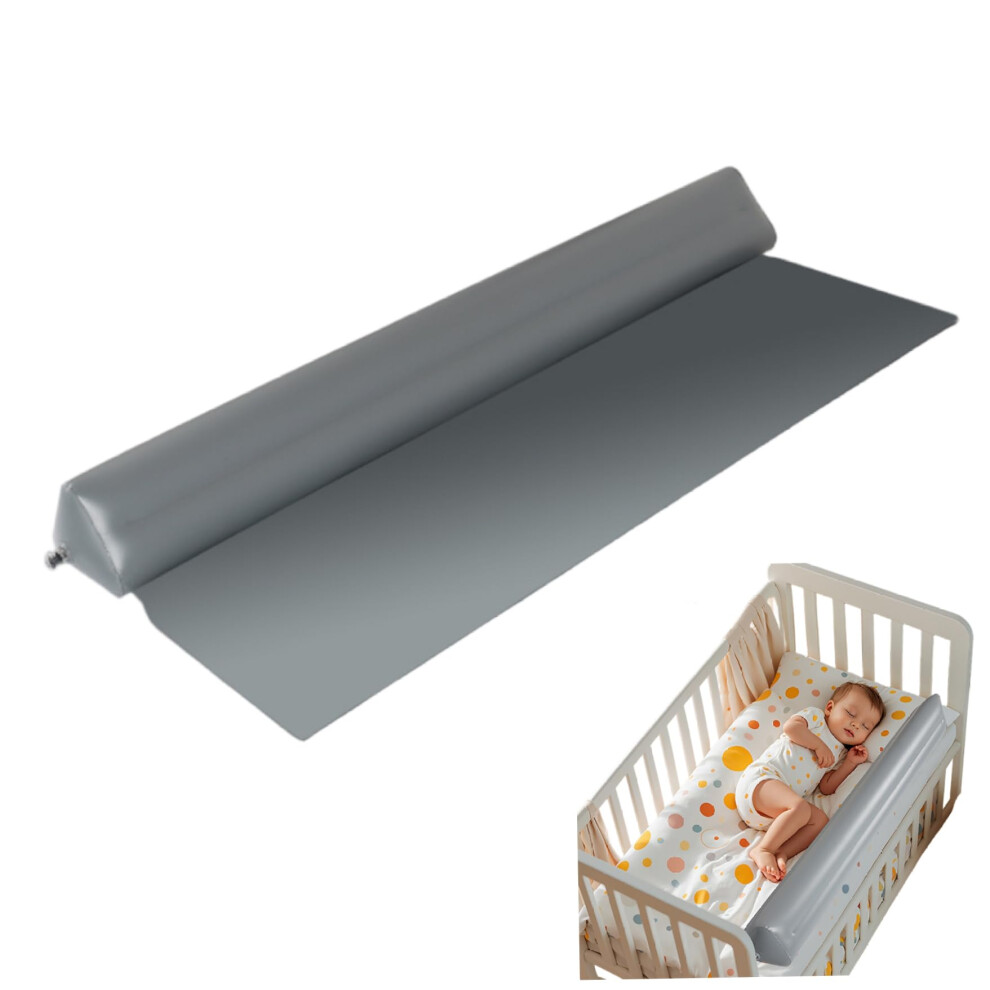 Inflatable Bed Rails For Toddlers 47 Inch Portable PVC Toddler Bed Bumper Non-Slip For Hotel Travel Home