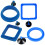 4pcs floating fish feeding rings with suction cup for aquarium 9