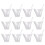 50 sets clear plastic mousse cups for pudding jelly ice cream storage 5