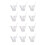 50 sets clear plastic mousse cups for pudding jelly ice cream storage 6