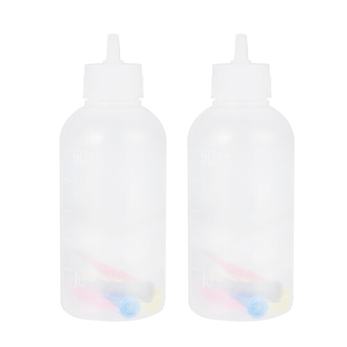 2 sets needle tip applicator bottles with nozzles for painting