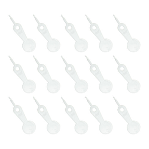 100pcs plastic pacifier hole rods for bottle nipple hole making tool