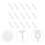 100pcs plastic pacifier hole rods for bottle nipple hole making tool 5