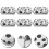 6 pcs empty iron sundries organizer rectangular storage box 9