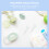100pcs plastic pacifier hole rods for bottle nipple hole making tool 11