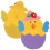 2Pcs Easter Cutlery Holder Fabric Chicken Design Tableware Pouch Bag 10