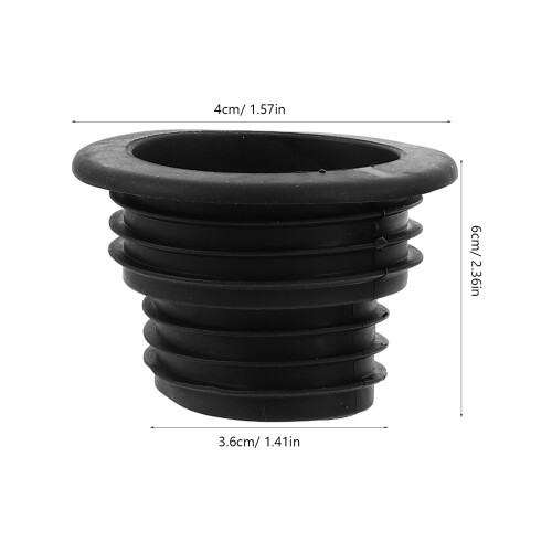 3pcs universal silicone washing machine drain hose seal 1