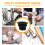 3pcs universal silicone washing machine drain hose seal 8