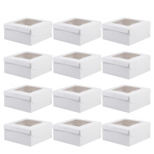 12Pièces Boîtes À Gâteau En Papier Pour Cupcakes Cadeaux