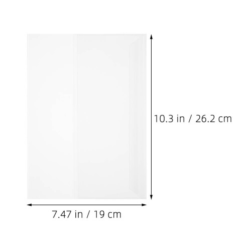 20pcs clear plastic book covers for , waterproof adjustable 1