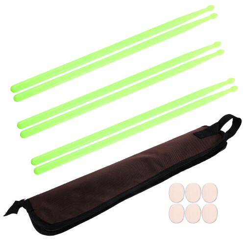 drum sticks long handle with bag and dampener percussion accessories