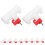 10Pcs Reusable Dual Head Automatic Poultry Drinkers Stainless Plastic 6