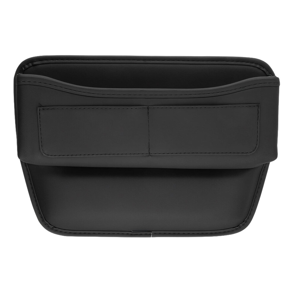 Car Seat Gap Filler Organiser Leather Cup Holder Gap Bag With Card Slot For Driver And Passenger Seats 9393856033690
