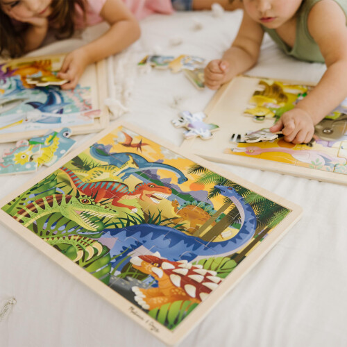 Melissa & Doug Melissa & Doug Πακέτο Παζλ (Δεινόσαυροι, Σαφάρι και Ωκεανός) 1