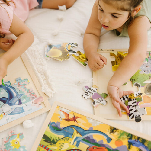 Melissa & Doug Melissa & Doug Πακέτο Παζλ (Δεινόσαυροι, Σαφάρι και Ωκεανός) 2