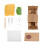 1Set DIY Craft Pakket Met Polyester En Schuim Materialen 9