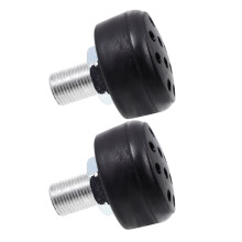 2 verstelbare rubberen remstoppers voor quad skates