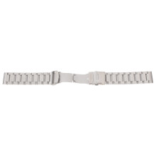22 mm Roestvrijstalen Massief Horlogeband met Vouwsluiting ( )