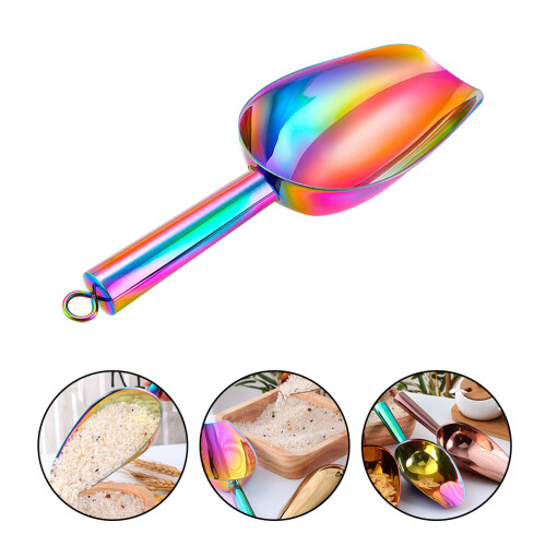 Flat Metal Scoop Ice Cream Server Stainless Steel Multi 1pack 1