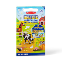 Melissa & Doug Magnetisches Puzzle-Set zum Mitnehmen  Auf dem Bauernhof (2 x 15 Teile), Reiseaktivittsspielzeug fr Vorschulkinder und Kinder ab 3