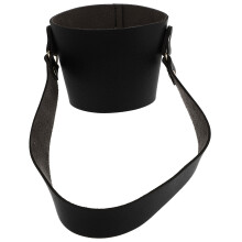 1St PU Bekerbeschermer Zwart Anti-Verbrandend Sleeve Met Draagriem