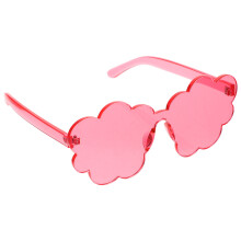 Red Pc Cloud Glasses for Women Stylish Decorative Party Sunglasses