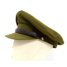 British Army 1940s Khaki WWII Officers Cap