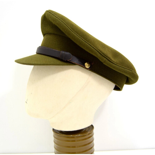 British Army 1940s Khaki WWII Officers Cap 2