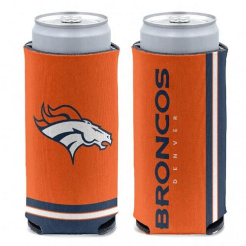 Denver Broncos blikjeskoeler, slank blikontwerp