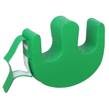 Waterproof PU Leather U Shaped Patient Turning Device 10cm Thick Transfer Pad With Straps Side Lying Nursing Tool