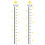 zelfklevende lengtemeter wandsticker met 8