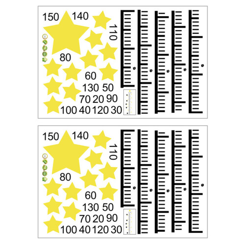 zelfklevende lengtemeter wandsticker met 2