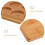 Porte-Œufs Bois Naturel Design Épuré Pour Plan De Travail 7