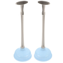 2 stuks praktische toiletontstopper voor thuis en kantoor ( )