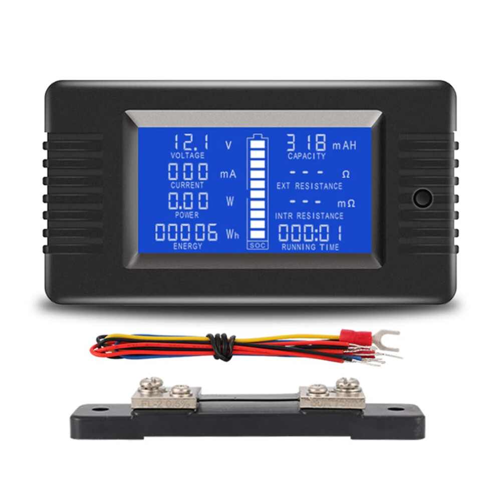 Pzem015 Digital Dc 0-200V Voltage And Current Monitor With 50A Shunt For 12V-48V Car Battery Tester 9393856035151