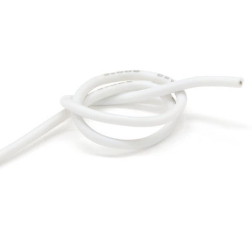 Heat-Resistant Silicone Wire 12-30 Awg, 5 Meters, 200C/-60C, High-Temp Silicone Insulated Wire White 9393856035359