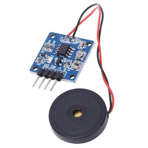 Piezoelectric Vibration Sensor Module Analog Ceramic Vibration Sensor TTL Level Output Electronic Drum Interactions LED 1