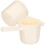 2Pcs Beige PP Water Dipper Long Handle Kitchen Ladle for Bathing 8