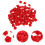 100St Polyester Rozen DIY Borduurdecoraties Kledingaccessoires 3