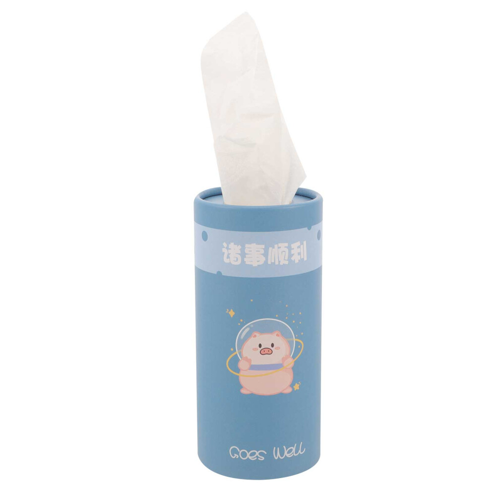 Car Tissue Paper Holder Round Dispenser Cartoon Container 3303731940544