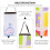 2 pcs bucket shape lightweight storage containers with hanging bags 8