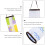 2 pcs bucket shape lightweight storage containers with hanging bags 10