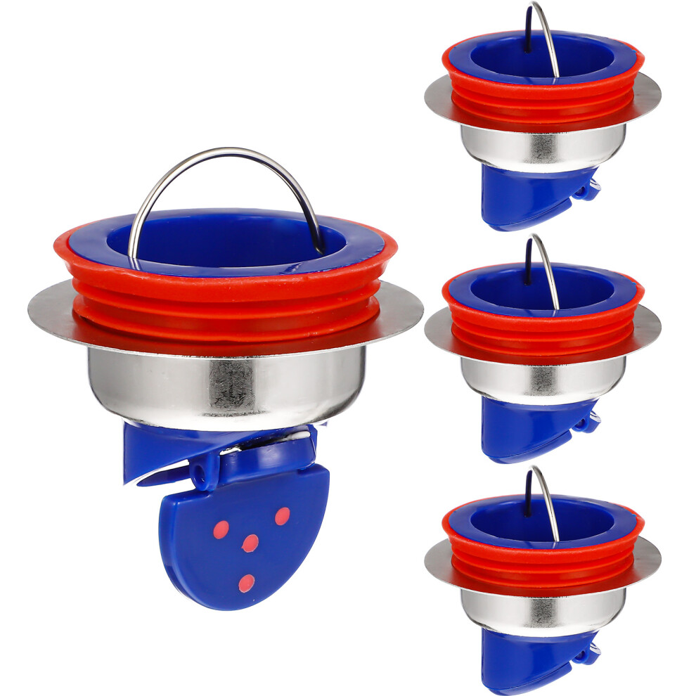 4Pcs Floor Drain One Way Drain Sewer Backflow Preventer Drain Guard 3303731930439