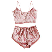 v collar lingerie for women pink size m