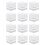 12Pcs Clear Gift Boxes Pet Material White Paper Bottom Cake Packaging 3