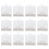12Pcs Clear Gift Boxes Pet Material White Paper Bottom Cake Packaging 1