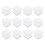 12Pcs Clear Gift Boxes Pet Material White Paper Bottom Cake Packaging 6