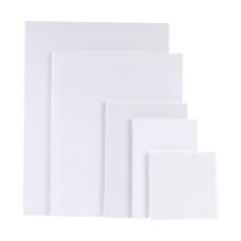 10 stuks vierkante olieverfschilderplaat, katoen canvas schetsboek
