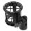 Uhf Holder Microphone Stand Shockproof Bracket 8.5x5.5x5.5cm Black 5